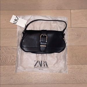 Zara Black Leather Purse